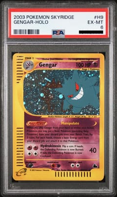 2003 Pokemon Skyridge #H9 Gengar-Holo
