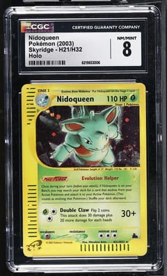 2003 Pokemon Skyridge Nidoqueen Holo #H21/H32 CGC 8