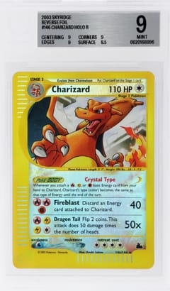 2003 Pokemon SkyRidge Reverse Foil Charizard HOLO R #146 BGS 9