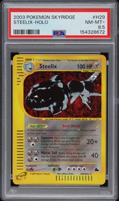 2003 Pokemon Skyridge Steelix-Holo #H29 PSA 8.5