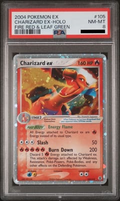 2004 Pokemon Ex Fire Red & Leaf Green #105 Charizard Ex-Holo