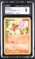 2004 Pokemon EX Fire Red & Leaf Green Charmander #57/112 CGC 9