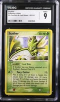 2004 Pokemon EX Fire Red & Leaf Green Scyther #29/112 CGC 9