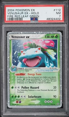 2004 Pokemon Ex Fire Red & Leaf Green Venusaur Ex-Holo #112 PSA 7