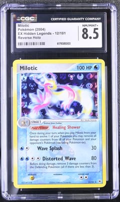 2004 Pokemon EX Hidden Legends Milotic Reverse Holo #12/101 CGC 8.5