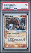 2004 Pokemon Ex Hidden Legends Regirock Ex-Holo #98 PSA 1