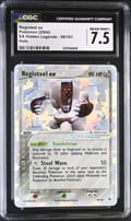2004 Pokemon EX Hidden Legends Registeel ex Holo #99/101 CGC 7.5