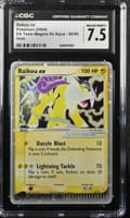 2004 Pokemon EX Team Magma Vs Team Aqua Raikou ex Holo #92/95 CGC 7.5