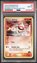 2004 Pokemon Ex Team Magma Vs Team Aqua Team Magma's Baltoy-Reverse Foil #60 PSA 8
