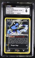 2004 Pokemon EX Team Rocket Returns Dark Dragonair Reverse Holo #31/109 CGC 6