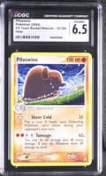 2004 Pokemon EX Team Rocket Returns Piloswine Holo #13/109 CGC 6.5