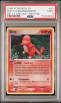 2005 Pokemon Ex Delta Species Ditto [Charmander]-Reverse Foil #61 PSA 9