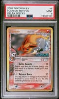 2005 Pokemon Ex Delta Species Flareon-Reverse Foil #5 PSA 9