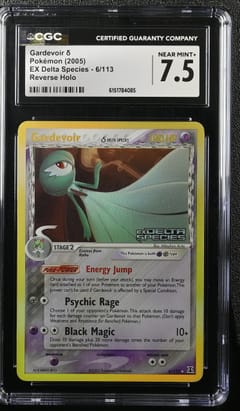 2005 Pokemon EX Delta Species Gardevoir δ Reverse Holo #6/113 CGC 7.5