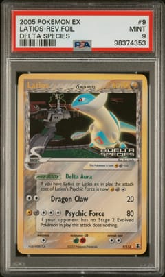 2005 Pokemon Ex Delta Species Latios-Reverse Foil #9 PSA 9
