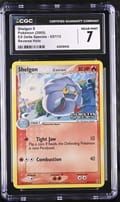 2005 Pokemon EX Delta Species Shelgon δ Reverse Holo #53/113 CGC 7