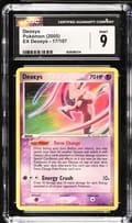 2005 Pokemon EX Deoxys Deoxys #17/107 CGC 9