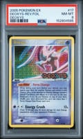 2005 Pokemon Ex Deoxys Deoxys-Reverse Foil #17 PSA 8