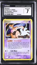 2005 Pokemon EX Deoxys Deoxys Reverse Holo #16/107 CGC 7
