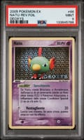 2005 Pokemon Ex Deoxys Natu-Reverse Foil #66 PSA 9