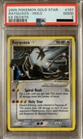 2005 Pokemon EX Deoxys Rayquaza Gold Star Holo #107 PSA 2