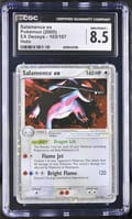 2005 Pokemon EX Deoxys Salamence ex Holo #103/107 CGC 8.5
