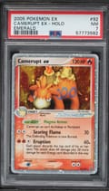 2005 Pokemon Ex Emerald Camerupt Ex-Holo Emerald #92 PSA 7