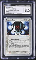 2005 Pokemon EX Emerald Registeel ex Holo #100/106 CGC 8.5