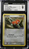 2005 Pokemon EX Unseen Forces Porygon Reverse Holo #69/115 CGC 9