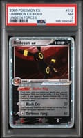 2005 Pokemon Ex Unseen Forces Umbreon Ex-Holo #112 PSA 7