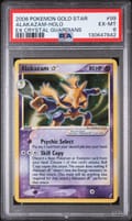 2006 Pokemon Ex Crystal Guardians Alakazam-Holo Ex Crystal Guardians #99 PSA 6