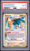 2006 Pokemon Ex Crystal Guardians Charizard-Holo #4 PSA 8