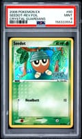 2006 Pokemon Ex Crystal Guardians Seedot-Reverse Foil #60 PSA 9