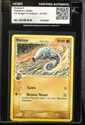 2006 Pokemon EX Dragon Frontiers Horsea δ #31/101 CGC AUTH