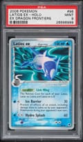2006 Pokemon Ex Dragon Frontiers Latios Ex-Holo #96 PSA 9