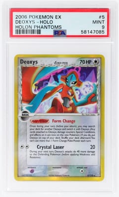 2006 Pokemon Ex Holon Phantoms Deoxys-Holo #5 PSA 9