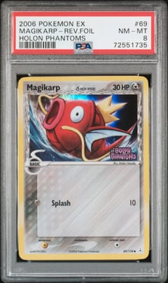 2006 Pokemon Ex Holon Phantoms Magikarp-Rev.foil Holon Phantoms #69 PSA 8