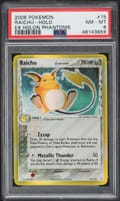 2006 Pokemon Ex Holon Phantoms Raichu-Holo #15 PSA 8