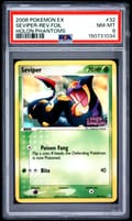 2006 Pokemon Ex Holon Phantoms Seviper-Reverse Foil #32 PSA 8