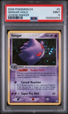 2006 Pokemon Ex Legend Maker Gengar-Holo #5 PSA 9