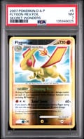 2007 Pokemon Diamond & Pearl Secret Wonders Flygon-Rev.foil Secret Wonders #5 PSA 7
