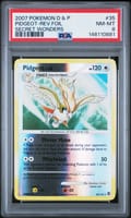 2007 Pokemon Diamond & Pearl Secret Wonders Pidgeot-Reverse Foil #35 PSA 8