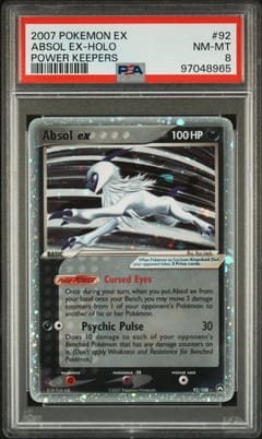 2007 Pokemon Ex Power Keepers Absol Ex-Holo #92 PSA 8