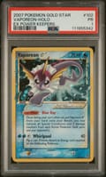 2007 Pokemon Ex Power Keepers Vaporeon-Holo Ex Power Keepers #102 PSA 1