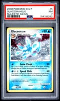 2008 Pokemon Diamond & Pearl Majestic Dawn Glaceon-Holo #5 PSA 7