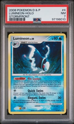 2008 Pokemon Diamond & Pearl Stormfront Lumineon-Holo #4 PSA 7