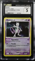 2008 Pokemon Legends Awakened Mewtwo Holo #11/146 CGC 5