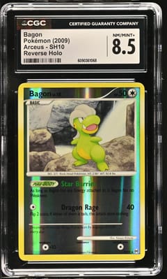 2009 Pokemon Arceus Bagon Reverse Holo #SH10 CGC 8.5