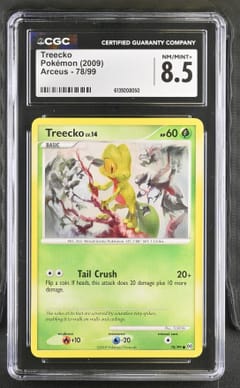 2009 Pokemon Arceus Treecko #78/99 CGC 8.5