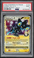 2009 Pokemon Platinum Rising Rivals Luxray Gl Lv.x-Holo #109 PSA 9